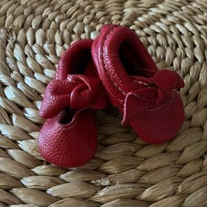 Freshly Picked Red Baby Moccasins